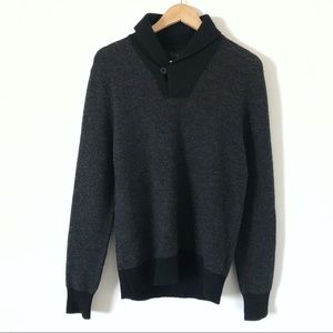 J Crew Men’s Button Collar Sweater